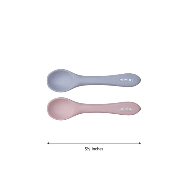 Gentle Scoop™ Silicone Training Spoons, 2pk