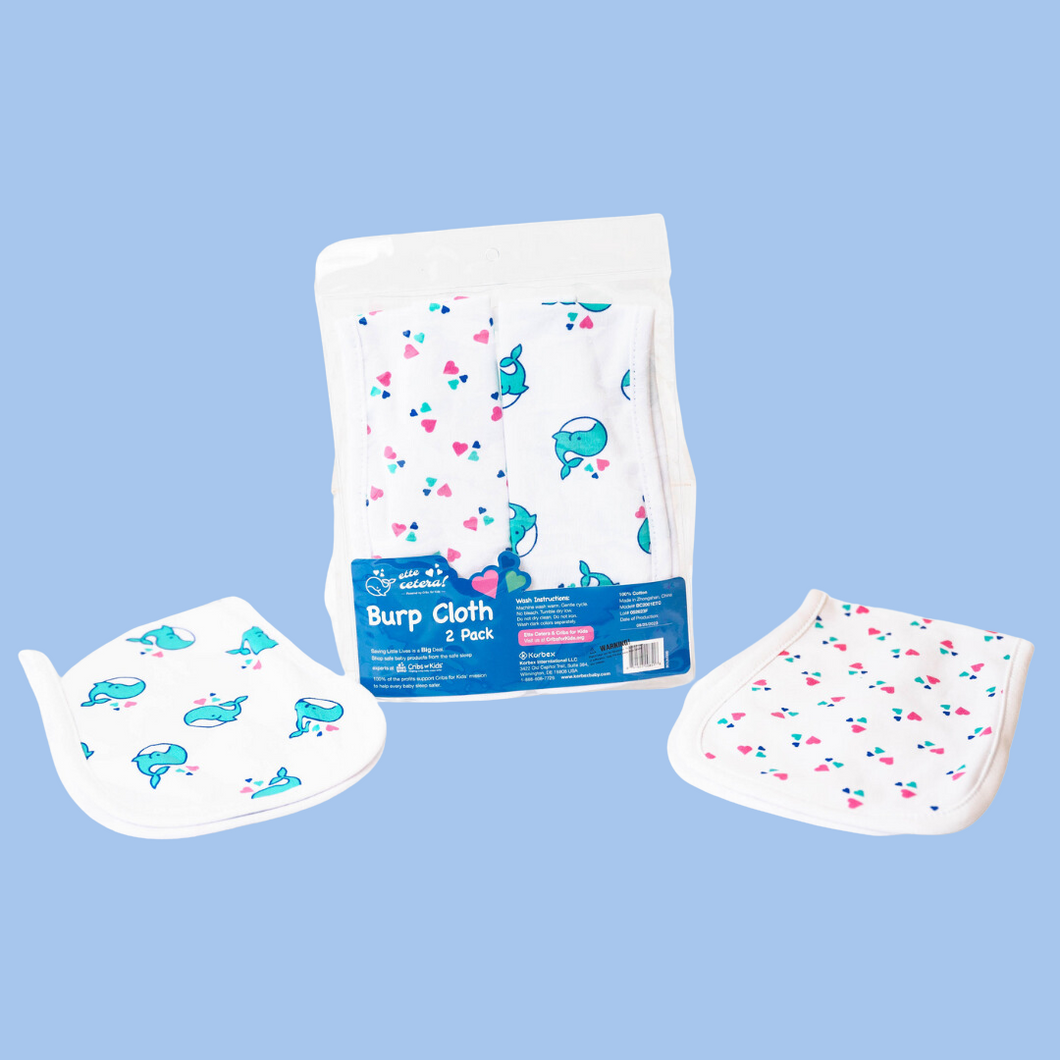 Babette 2 Piece Burp Cloth